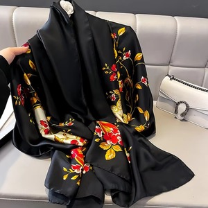 Custom 100% Silk <b>Scarf</b> <b>For</b> Women High Quality Breathable Light-weight Stylish Printed Pattern Hot Fashion Daily Wear Women <b>Scarf</b> - Product Image 4