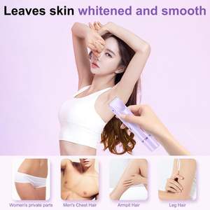 Rasoir électrique pour femme à double tête, chargement USB-C, peigne intégré, lames en acier inoxydable, pour visage, jambes, bras - Corps IPX7 - Product Image 6