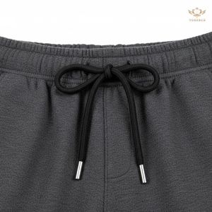 Pantalones cortos informales elásticos clásicos para hombre, diseño Premium, cintura media, tejidos, ropa regular para exteriores, Yokebud, venta al por mayor, el mejor servicio OEM - Product Image 5