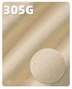 305g haut en coton biologique épais automne hiver ample à manches longues T-Shirt teint uni éponge T-shirt pour hommes - Product Image 5