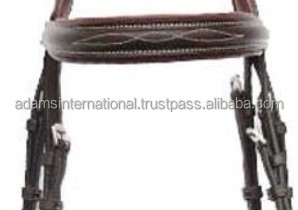 Brida de cuero genuino de alta calidad para caza de caballos - Product Image 2