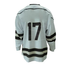 Maillot de hockey sur glace de couleur unie pour jeunes Maillot de hockey sur glace à séchage rapide Maillot de hockey sur glace coupe ample - Product Image 2