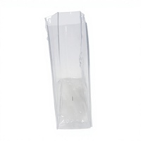 Sac à main transparent en PVC imperméable pour femme, forme baril ouvert – Élégant, grande capacité, durable, léger, résistant à l'eau