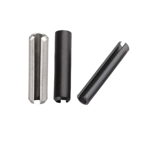 Goupilles à ressort droites en acier inoxydable DIN1481 DIN 7343 de 12 mm, 14 mm, 16 mm, à fente, à dents, cylindriques, élastiques - Product Image 1