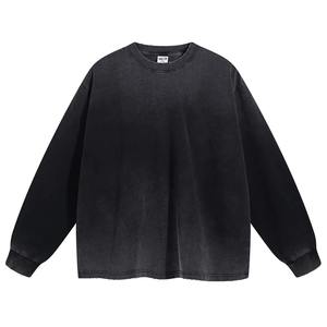 Sudadera con capucha de algodón 380G personalizada para hombre, sudadera con estampado DTG deportivo lavado Vintage para Otoño/Invierno Harajuku - Product Image 6