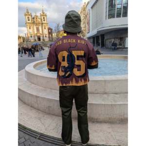 Polo en jersey marron pour homme, édition anniversaire - Product Image 1