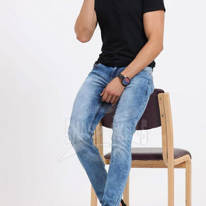 Custom Logo <b>Jeans</b> Pant Best Quality Solid Color <b>Jeans</b> Pants New Fashion OEM Custom <b>Jeans</b> Pants - Product Image 5