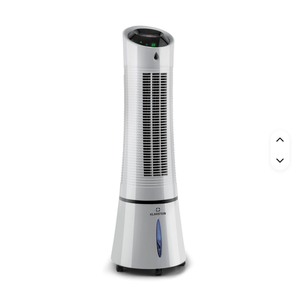Portable Tower <b>Air</b> <b>Cooler</b> with <b>Water</b> Tank 180 M3/h 6L 3-Speed Touch Control Low Noise 50 W 50 DB Grey - Product Image 1
