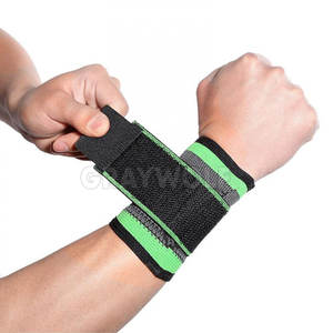 Muñequeras de Algodón para Entrenamiento de Gimnasio y Levantamiento de Pesas, Diseño de Logotipo Personalizado, Hechas en Pakistán - Product Image 4