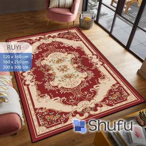 Tapis Moderne Abstrait Imprimé Brillant avec Dos en Caoutchouc Naturel Antidérapant Hypoallergénique Durable à Poils Moyens Facile à Nettoyer - Product Image 1