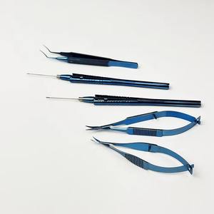 ชุดเครื่องมือผ่าตัดตาสำหรับการผ่าตัดตา ทำจากสแตนเลส ชุดผ่าตัดต้อกระจก ใช้แรงดันมือ คุณภาพเกรด A+ - Product Image 4