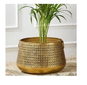 Jardinière en métal de grande taille, fabriquée à la main, personnalisée, vente en gros, exportateurs, jardinière à fleurs - Product Image 2