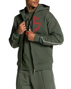 Conjunto Deportivo de 2 Piezas para Hombre, Sudadera con Capucha y Pantalones de Chándal, Estilo Cuadrado, Moda Otoño Invierno, con Pantalones de Corte Curvo - Product Image 1