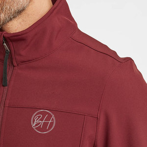 Waterproof Breathable <b>Men's</b> <b>Summer</b> Stand Collar Letter Pattern Softshell <b>Jacket</b> New Design Factory Wholesale - Product Image 5