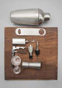 King-Combo internacional de cuero para Bar y clubes, herramientas de diseño, regalo de viaje, Kit de barman de diseño de Metal - Product Image 3