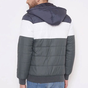 Wholesale Men's Customizable Logo Printed Winter Puffer <b>Jacket</b> <b>Long</b> Length with Down Material Pocket OEM Bubble Puffer - Product Image 2