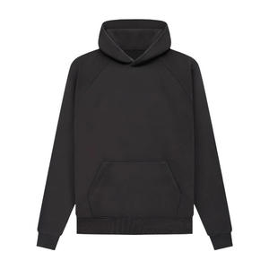 Sweat à capuche surdimensionné en coton de haute qualité épais polaire épaule tombante plaine sweats à capuche pour hommes personnalisés vierges à vendre - Product Image 1