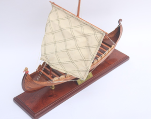 VIKING 45 HAUTE QUALITÉ 100% MODÈLE EN BOIS FAIT À LA MAIN BATEAU ARTISANAT 2024 _ NOUVELLE IDÉE PRODUIT DÉCORATIF DU VIETNAM - Product Image 6