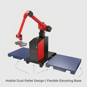 Station de travail robotisée de palettisation automatique BORUNTE BRTMD195001A 50 kg avec axe élévateur de 0 à 500 mm - Product Image 3