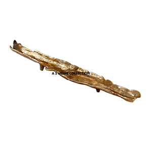 Long Serving <b>Tray</b> With Unique Organic Shape and Rustic Finish Perfect for Displaying Fruits and <b>Snacks</b> - Product Image 1