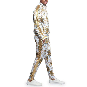OEM Heavyweight Plus Size Custom Men's Track Suits Custom Printed Men Tracksuit Set <b>Polyester</b> <b>Jogger</b> Suit OEM Wholesale Supplier - Product Image 4