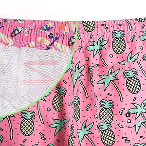 Bañador para hombre con logotipo personalizado, estampado de 18 colores, sólido, secado rápido, pantalones cortos de playa para exteriores, pantalones cortos deportivos de verano, tela de malla - Product Image 2