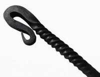 Épingle à cheveux Viking en fer forgé fait à la main, bâton à cheveux, pointe de cheveux, pointe de Marlin de Style médiéval, rustique, forgé à la main, manger