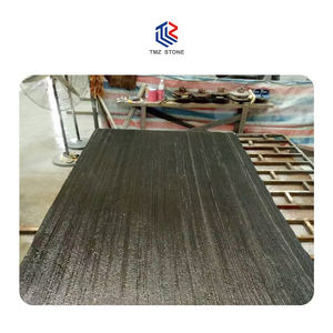 TMZ ODM OEM Woodridge <b>Marble</b> Vanity <b>Kitchen</b> Top <b>Countertops</b> Polished Glazed Natural Ebony <b>Black</b> Big Slab Stone Form - Product Image 4