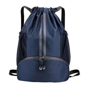 Sac à cordon personnalisé en polyester imperméable pour le sport, la gym et les activités de plein air – Sac à dos décontracté - Product Image 2