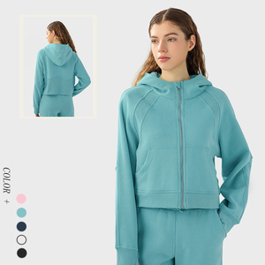 Servicio OEM Disponible, Sudaderas con Capucha Bordadas para Mujer, de Poliéster y Algodón Grueso, de Alta Calidad Francesa, Personalizables - Product Image 2