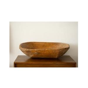 Tazón de Madera Rústico Vintage al por Mayor, Tazón de Pan Decorativo Natural Grande, Tazón de Madera Hecho a Mano para Decoración de Centro de Mesa - Product Image 5