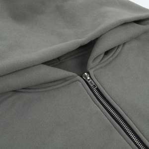 Usine directe sweat à capuche pour hommes nouveau Style 100% coton polaire 220g pull chaud pour l'automne et l'hiver décontracté tricoté vêtements de plein air - Product Image 3