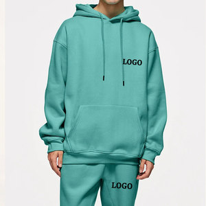 Survêtements en molleton 100% coton pour hommes, combinaison de jogging brodée à l'acide, vêtements de sport, vêtements de sport - Product Image 5