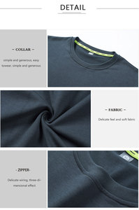 ODM 65% algodón 35% poliéster deportes camiseta Logotipo de impresión personalizada secado rápido transpirable Fitness Factory camiseta para hombres - Product Image 4