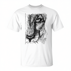 T-shirt da donna con grafica Volto di Leonessa: Leader del Orgoglio Africano per Promozioni - Product Image 2