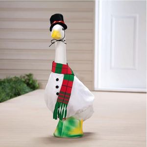 Décoration de Noël pour porche, Statues de oies, Costumes de sculptures d'automne, pour la décoration de jardin, patio, terrasse et fêtes - Product Image 5