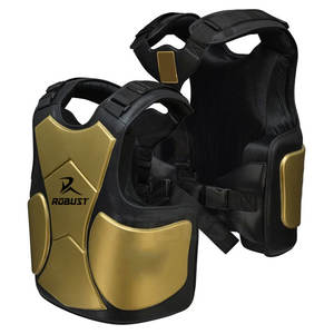 Protector de Pecho Ligero de Cuero Sintético a Precio Económico para Adultos, Hombres y Mujeres, Protección Completa del Pecho para Boxeo y Lucha - Product Image 2