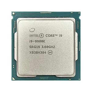 โปรเซสเซอร์เดสก์ท็อปกล่อง i9-9900K Intel Core ของแท้ใหม่8คอร์ปลดล็อคเทอร์โบ LGA1151 300ซีรีส์95W I9ซีพียู9900K สูงสุด5.0 GHz