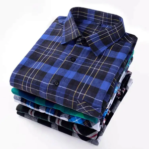 Venta al por mayor de calidad superior de manga larga de punto para hombre 100% Camisa de algodón bordado personalizado de secado rápido ecológico transpirable - Product Image 6