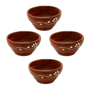 Cuenco pulido hecho a mano para servir o regalar con patrón de grano único suministrado directamente por el fabricante - Product Image 5