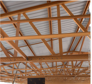 โครงเหล็กน้ำหนักเบาสำหรับฟาร์มใช้ในบ้านที่อยู่อาศัยเกรด G550มาตรฐาน JIS โครงหลังคา EV42.50เหล็กน้ำหนักเบา - Product Image 1