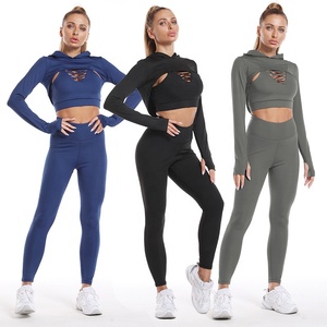 Meilleure vente en gros ensemble de yoga pour femmes à séchage rapide pour adultes ensemble de yoga personnalisé pour femmes en matériau respirant - Product Image 1