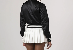 Chaqueta de cuero de lana Vintage Premium para mujer para Chicago para Bulls Varsity Jacket Estilo clásico Camuflaje Patrón Lona para - Product Image 2