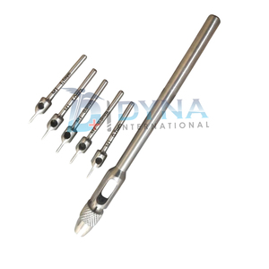 High Quality 5-<b>Piece</b> Manual FUE Hair Transplant Punch <b>Set</b> Micro Stainless Steel Punches Handle CE Certified Hair Implant Surgery - Product Image 5