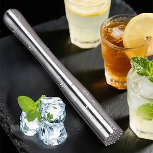 Muddler de Cócteles de Acero Inoxidable Premium, Herramienta de Barra Resistente para Triturar Hierbas, Frutas, Hielo y Mezclar Bebidas Perfectamente - Product Image 5