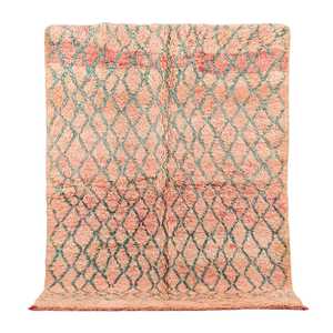 Alfombra de lana marroquí Vintage genuina Hermoso diseño de gran tamaño para el espacio de la habitación Material de seda para compradores a granel - Product Image 4