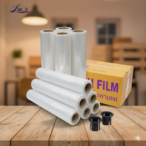 Pallet Wrapper 50mm*200m 15 Micron Soft Dustproof Waterproof High Quality Machine Grade <b>Stretch</b> <b>Film</b> Made LLDPE Plastic - Product Image 6