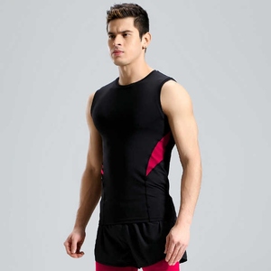 เสื้อกล้ามออกกำลังกายของผู้ชายแห้งเร็วเสื้อฝึกกีฬาแบบถักระบายอากาศ - Product Image 4