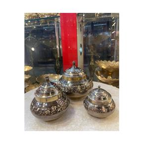 Bol de date décoratif pour la maison Khajoor et pot et bol de fruits secs couleur or utilisation pour restaurant et hôtel en quantité en vrac - Product Image 4