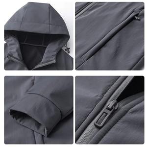 ชุดสูทผ้าฝ้าย100% เป็นมิตรต่อสิ่งแวดล้อมสำหรับผู้ชายเสื้อคาร์ดิแกนถักแบบลำลองแนวธุรกิจกางเกงขาสั้นถักเอวสูงสำหรับฤดูหนาว - Product Image 5